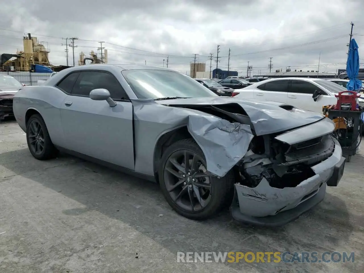 4 Photograph of a damaged car 2C3CDZKG1MH616019 DODGE CHALLENGER 2021