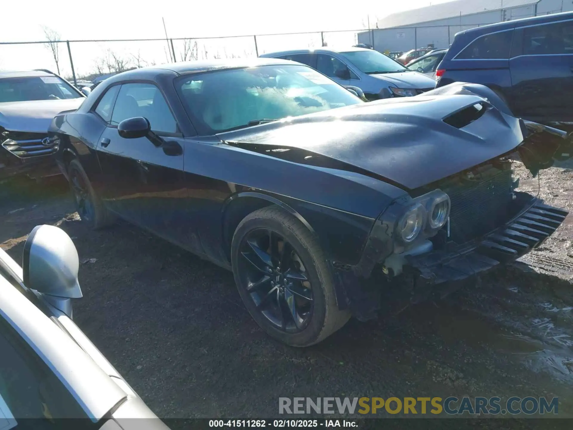 1 Photograph of a damaged car 2C3CDZKG4MH674514 DODGE CHALLENGER 2021