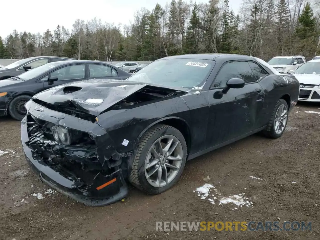 1 Photograph of a damaged car 2C3CDZKG7MH534215 DODGE CHALLENGER 2021