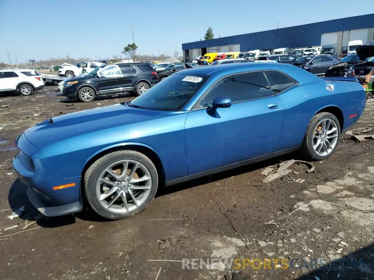 1 Photograph of a damaged car 2C3CDZKG8MH552867 DODGE CHALLENGER 2021