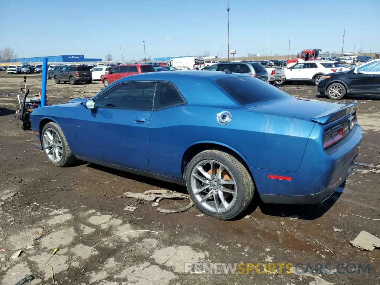 2 Photograph of a damaged car 2C3CDZKG8MH552867 DODGE CHALLENGER 2021