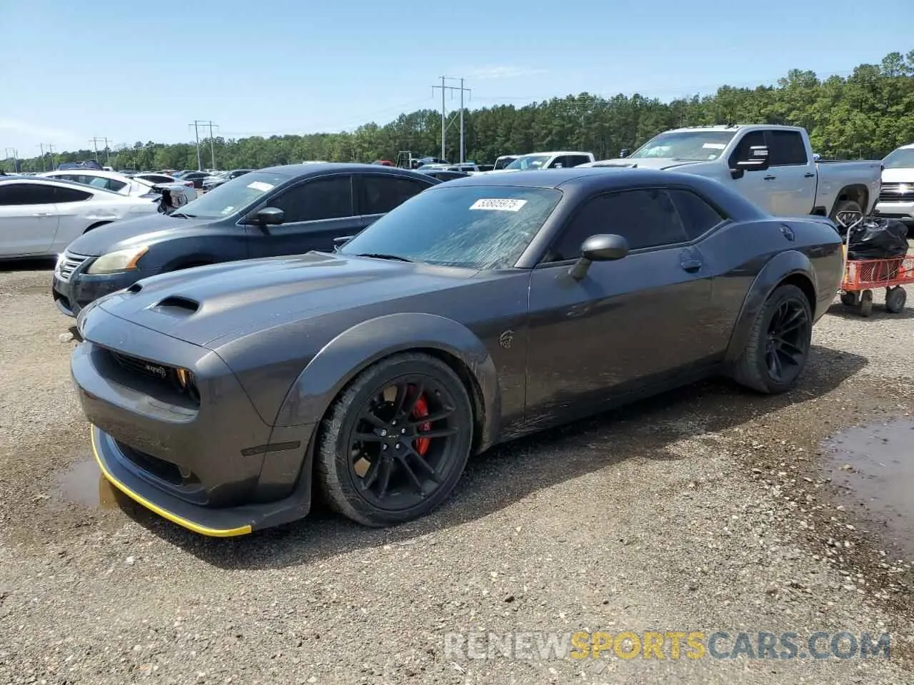 1 Photograph of a damaged car 2C3CDZL92MH520819 DODGE CHALLENGER 2021