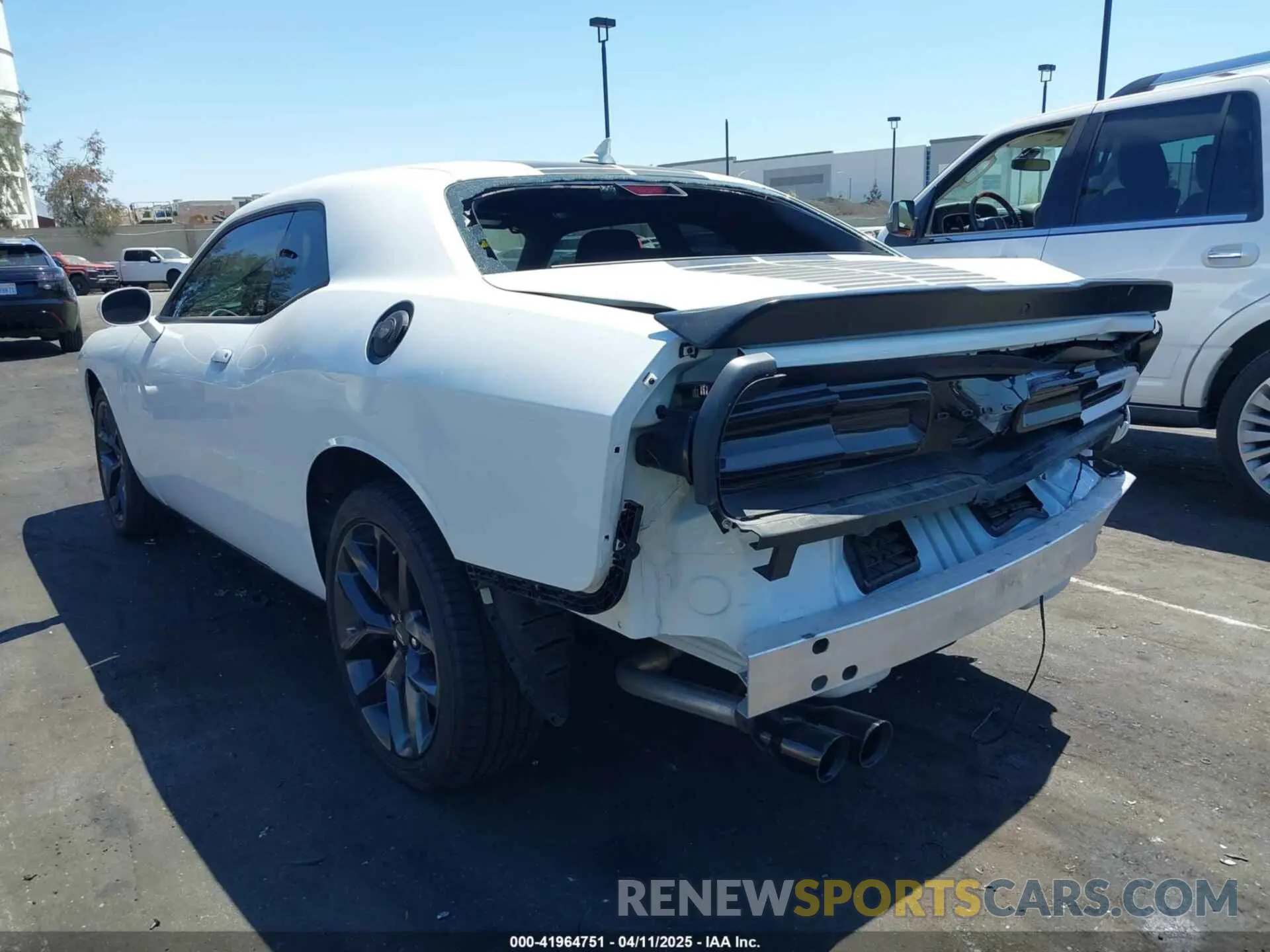 3 Photograph of a damaged car 2C3CDZAG1NH223592 DODGE CHALLENGER 2022
