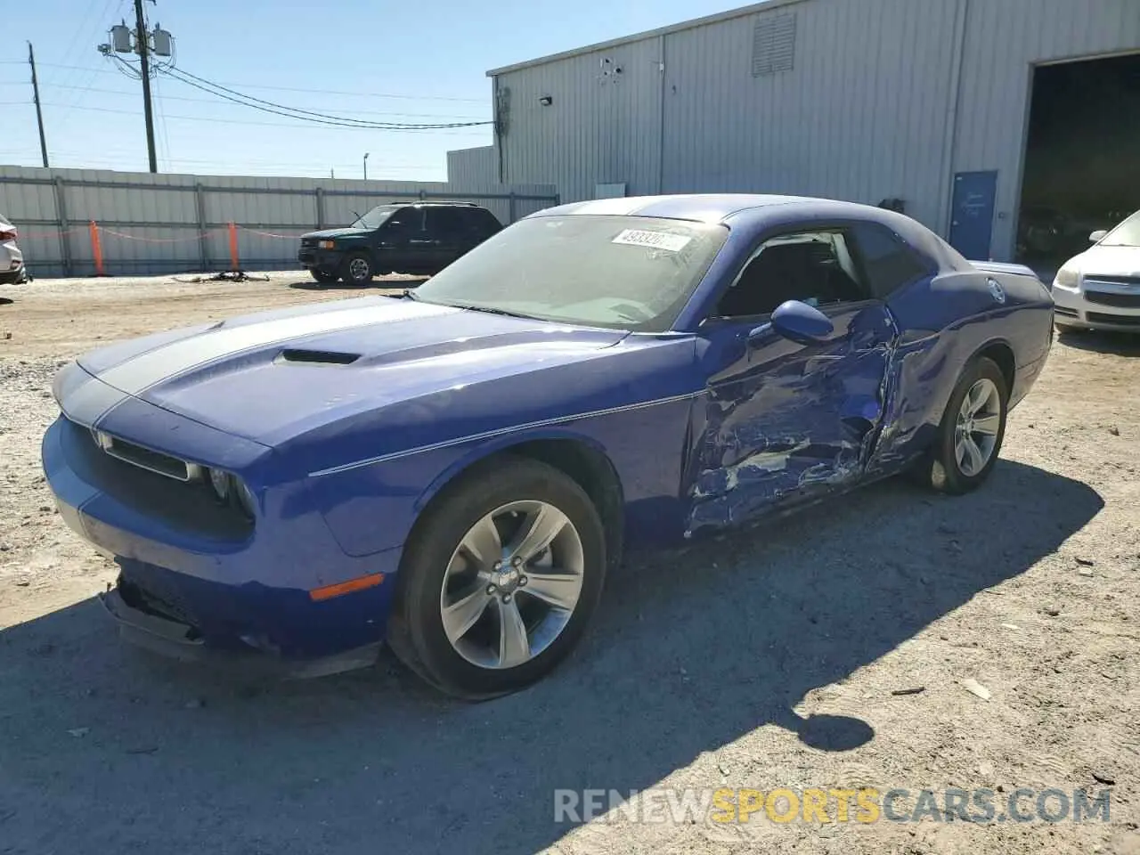 1 Photograph of a damaged car 2C3CDZAG2NH122349 DODGE CHALLENGER 2022