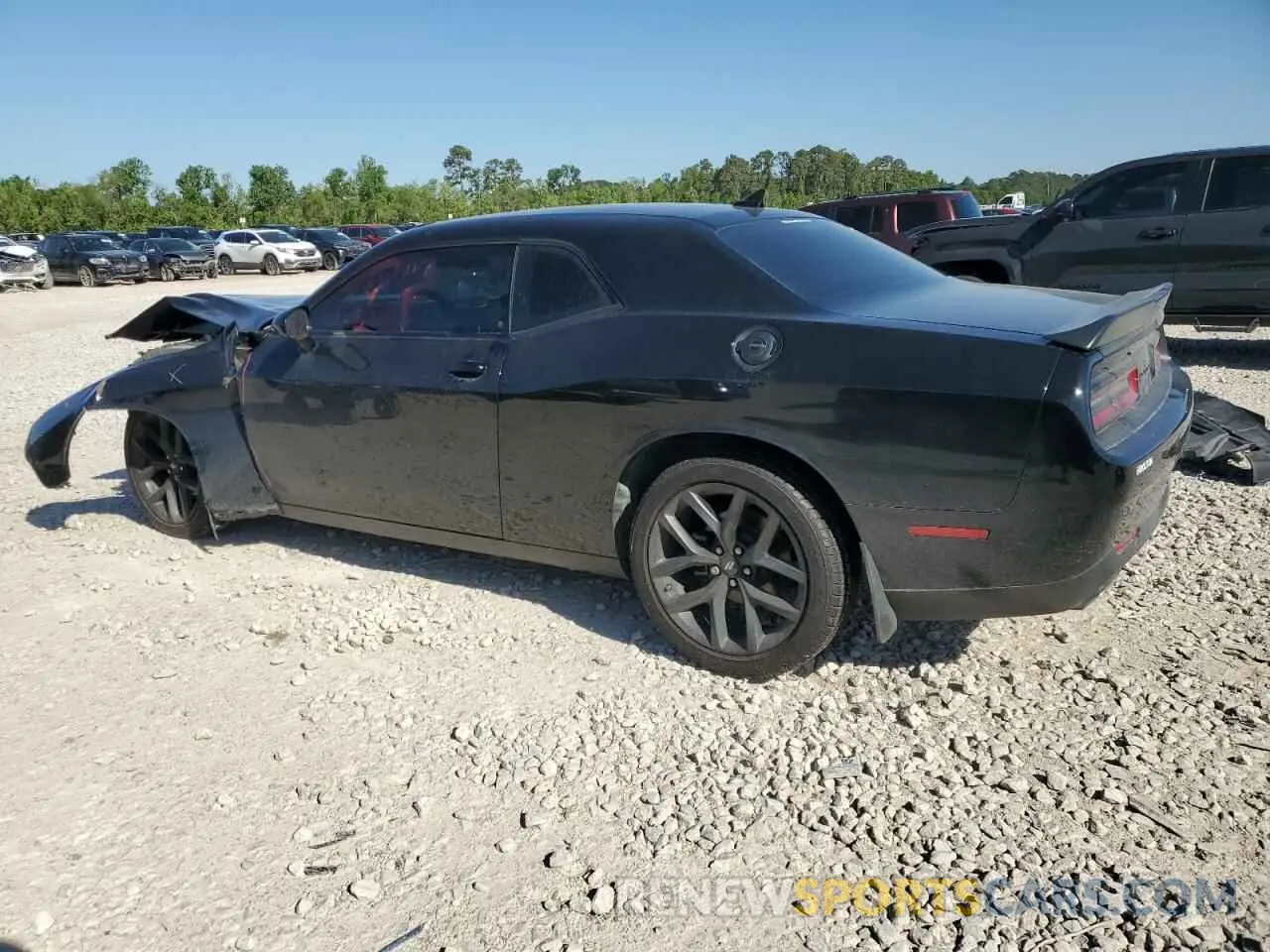 2 Photograph of a damaged car 2C3CDZAG2NH144562 DODGE CHALLENGER 2022
