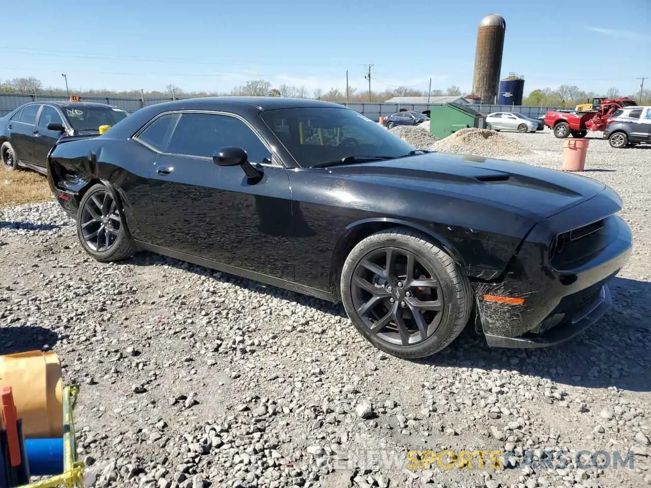 4 Photograph of a damaged car 2C3CDZAG2NH233497 DODGE CHALLENGER 2022