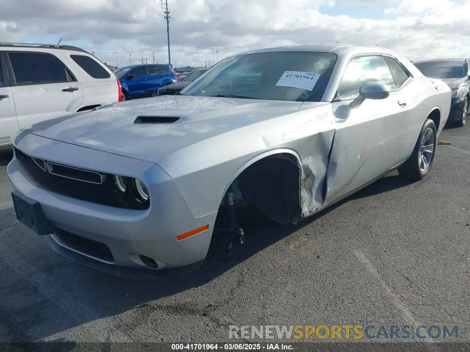 2 Photograph of a damaged car 2C3CDZAG3NH112977 DODGE CHALLENGER 2022