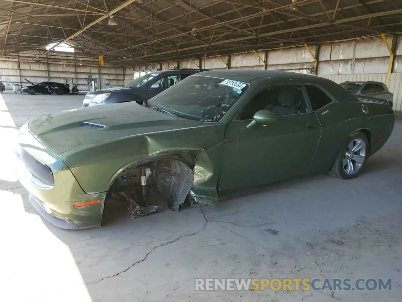 1 Photograph of a damaged car 2C3CDZAG3NH144148 DODGE CHALLENGER 2022