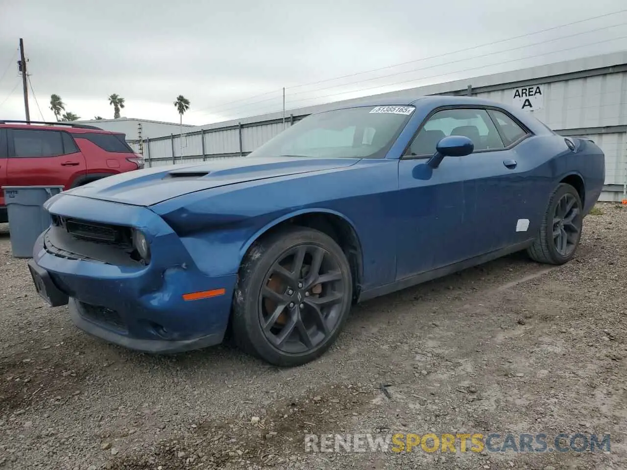 1 Photograph of a damaged car 2C3CDZAG4NH195268 DODGE CHALLENGER 2022