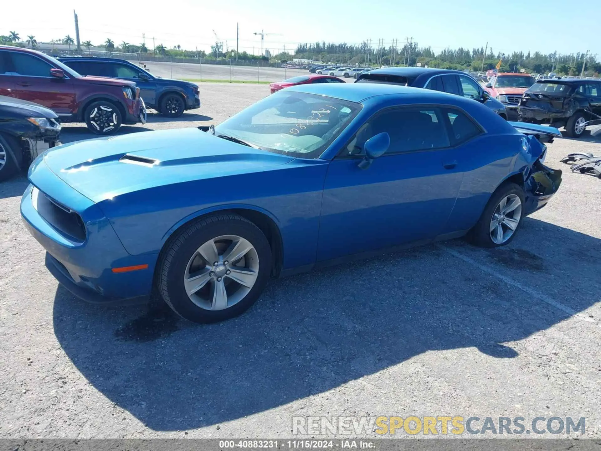 2 Photograph of a damaged car 2C3CDZAG4NH223554 DODGE CHALLENGER 2022