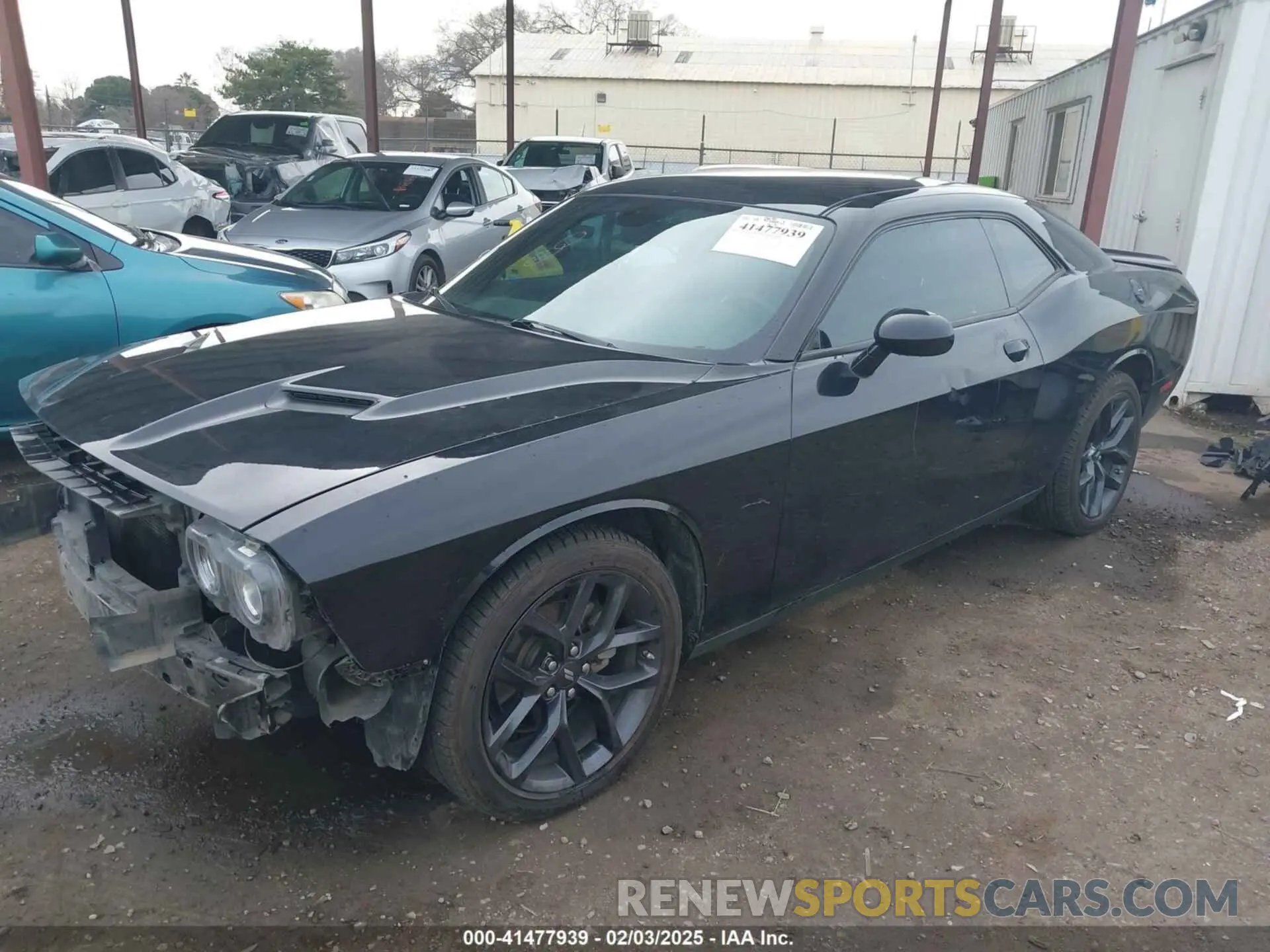 2 Photograph of a damaged car 2C3CDZAG5NH151666 DODGE CHALLENGER 2022