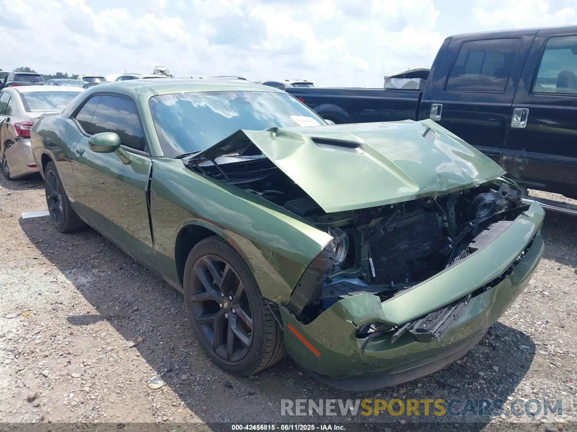 1 Photograph of a damaged car 2C3CDZAG5NH188068 DODGE CHALLENGER 2022