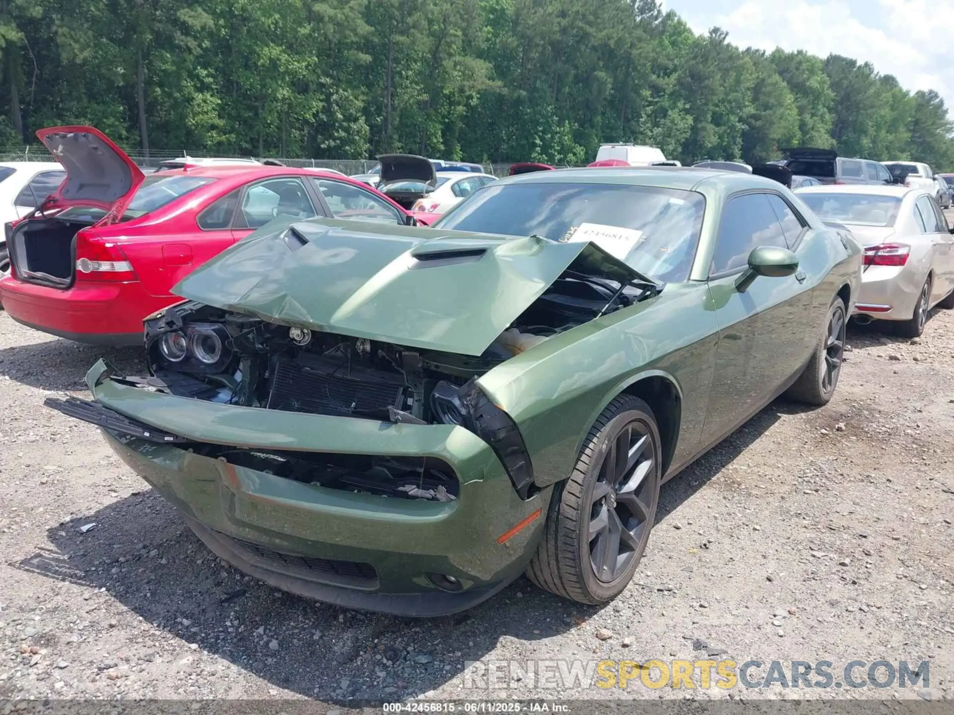 2 Photograph of a damaged car 2C3CDZAG5NH188068 DODGE CHALLENGER 2022