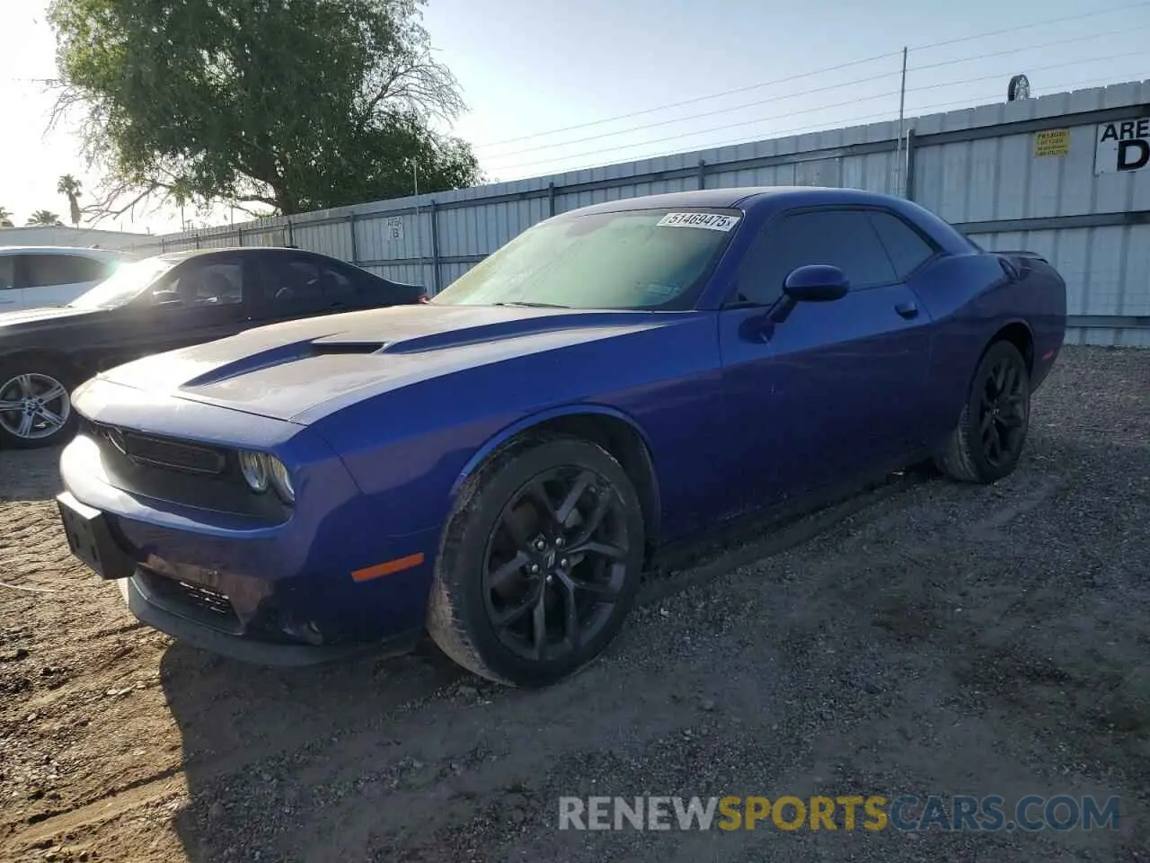 1 Photograph of a damaged car 2C3CDZAG6NH108454 DODGE CHALLENGER 2022