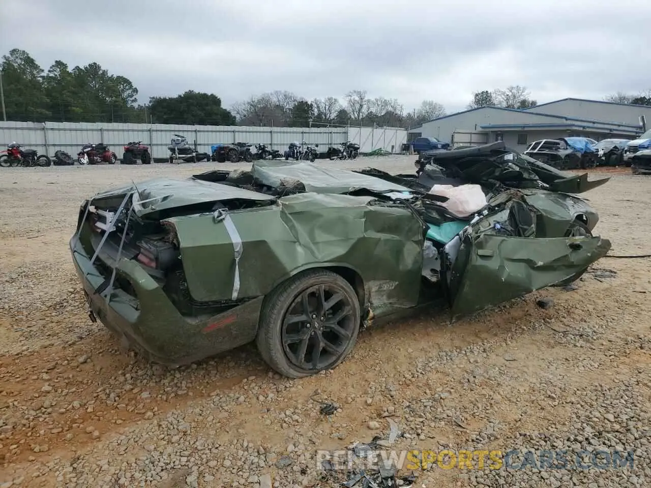 3 Photograph of a damaged car 2C3CDZAG6NH212359 DODGE CHALLENGER 2022