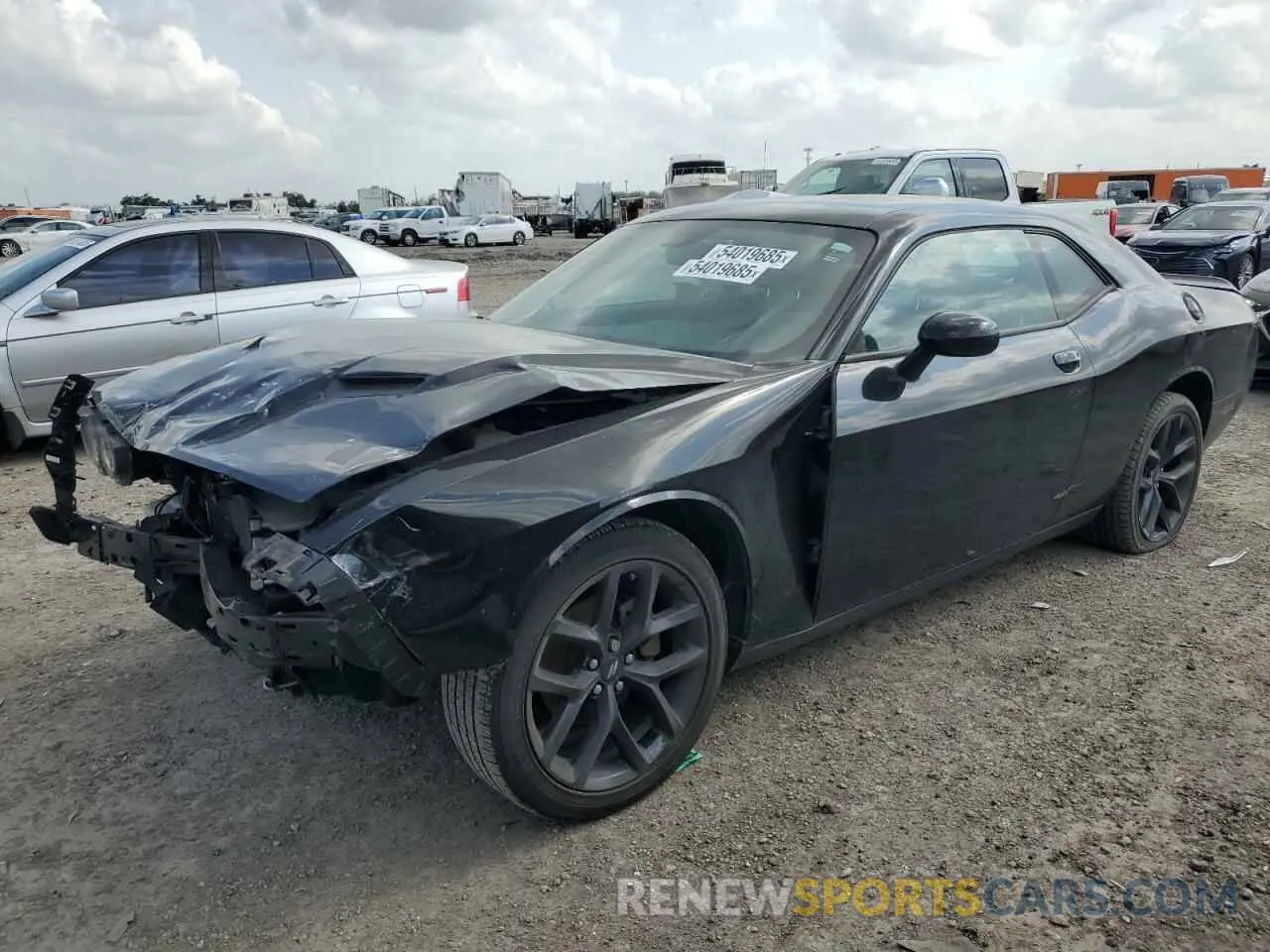 1 Photograph of a damaged car 2C3CDZAG6NH215049 DODGE CHALLENGER 2022