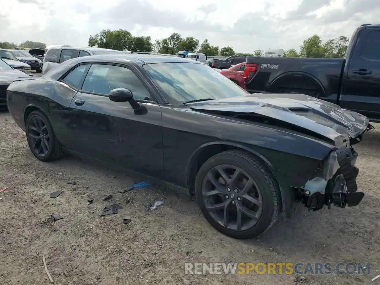 4 Photograph of a damaged car 2C3CDZAG6NH215049 DODGE CHALLENGER 2022