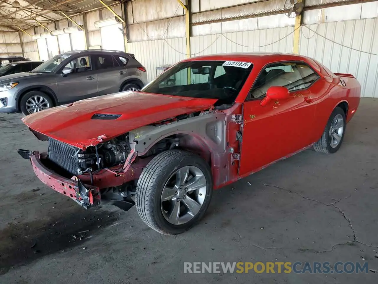 1 Photograph of a damaged car 2C3CDZAG6NH223684 DODGE CHALLENGER 2022