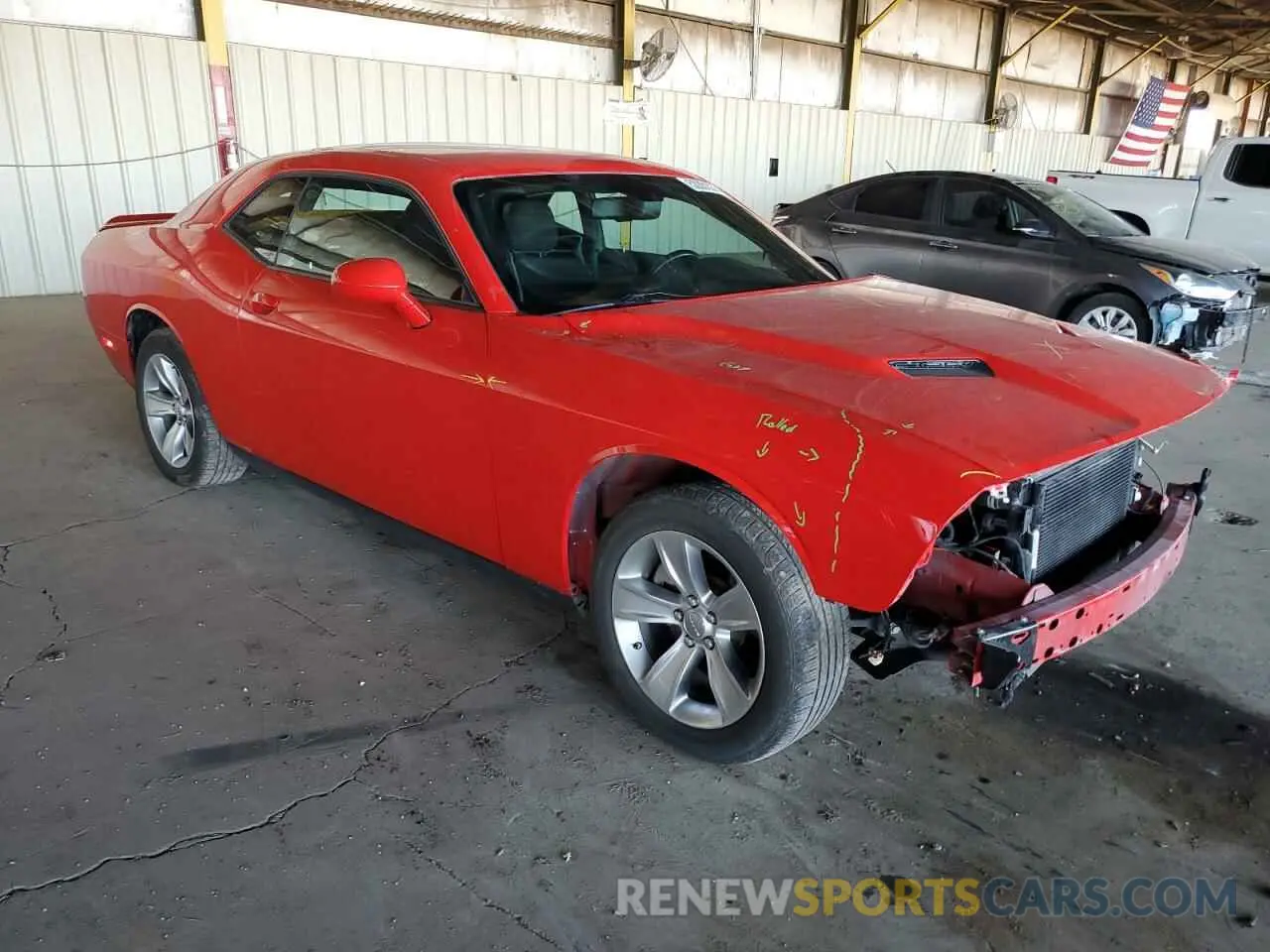 4 Photograph of a damaged car 2C3CDZAG6NH223684 DODGE CHALLENGER 2022