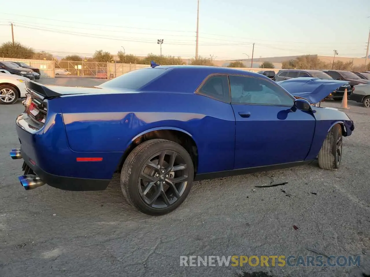 3 Photograph of a damaged car 2C3CDZAG8NH122324 DODGE CHALLENGER 2022