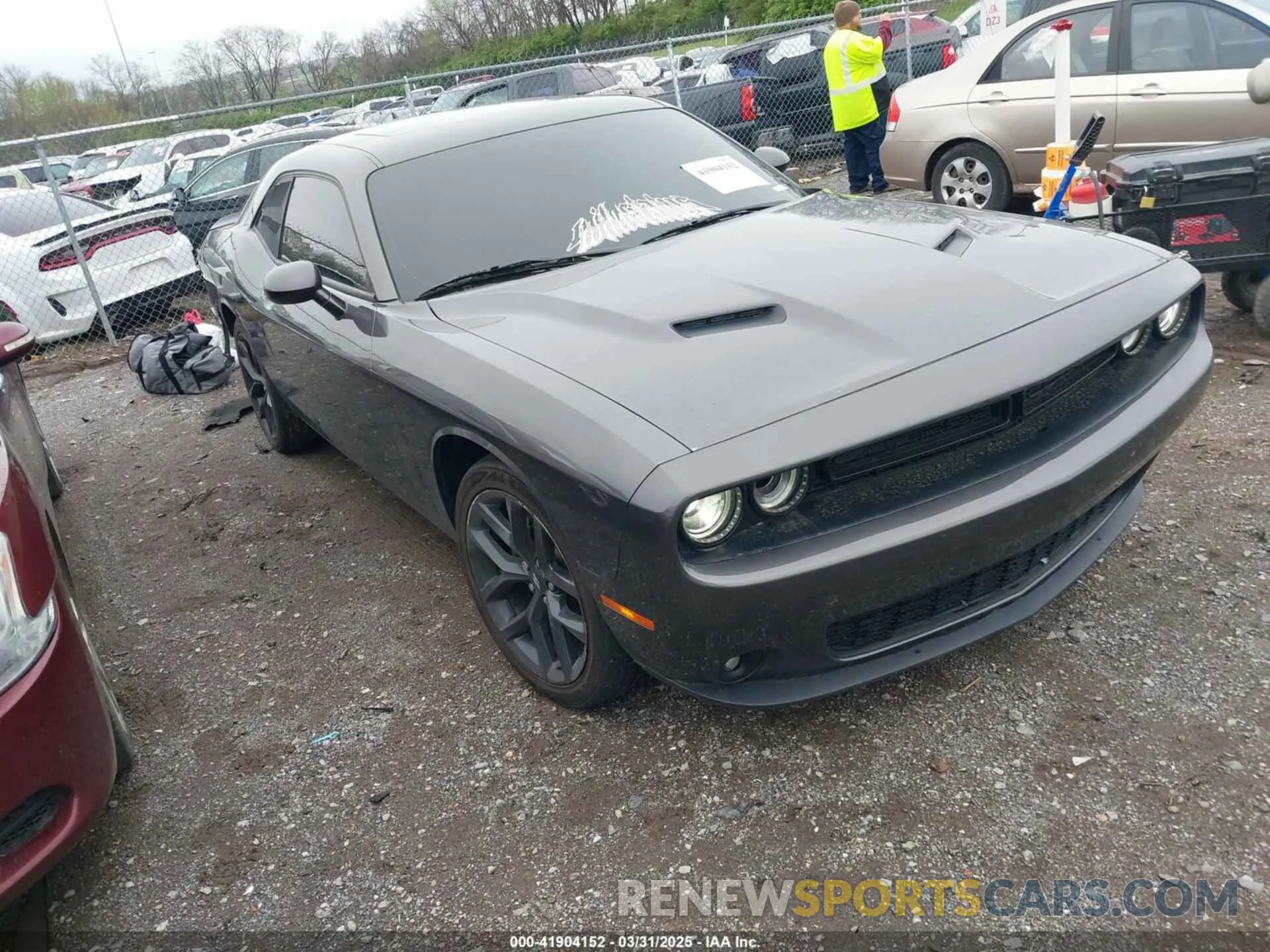 1 Photograph of a damaged car 2C3CDZAG8NH148969 DODGE CHALLENGER 2022