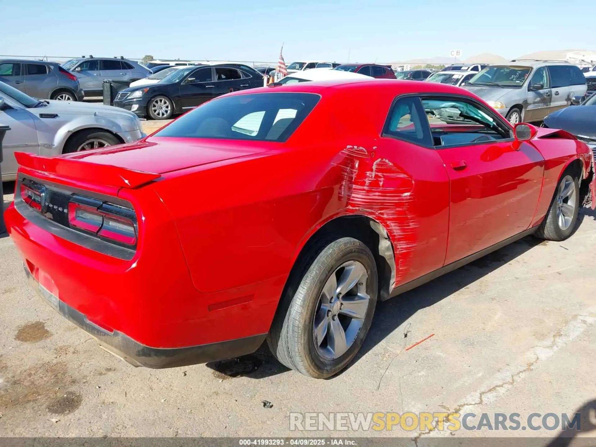 4 Photograph of a damaged car 2C3CDZAGXNH265436 DODGE CHALLENGER 2022