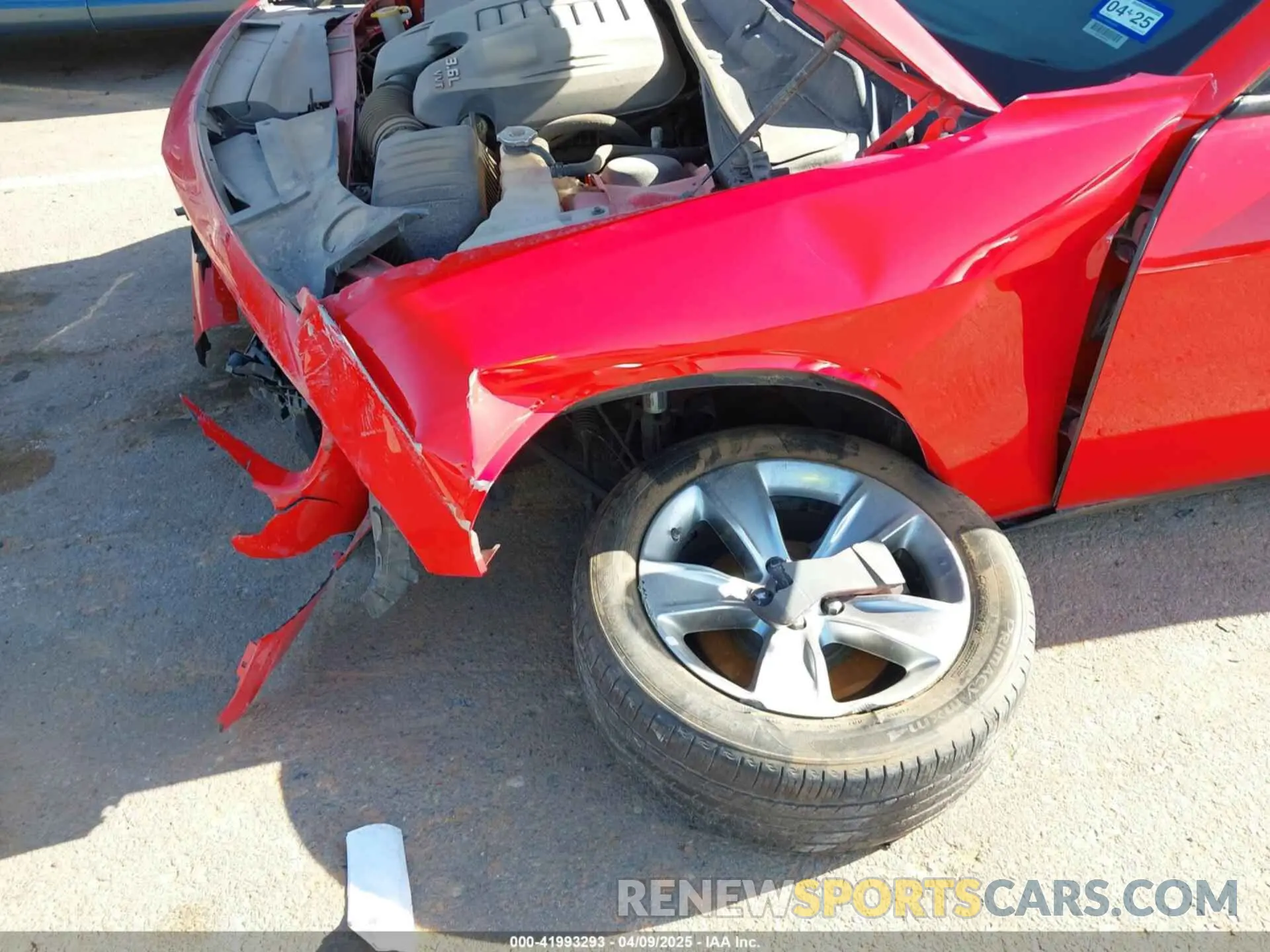 6 Photograph of a damaged car 2C3CDZAGXNH265436 DODGE CHALLENGER 2022