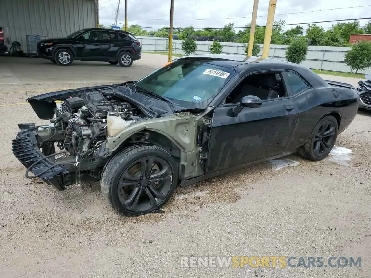 1 Photograph of a damaged car 2C3CDZBT2NH131869 DODGE CHALLENGER 2022