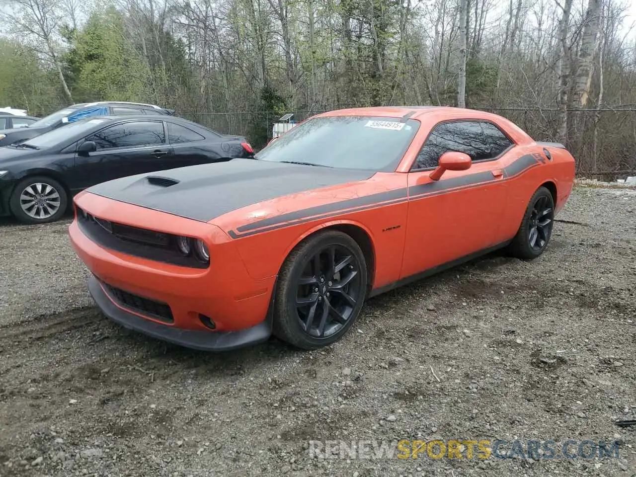 1 Photograph of a damaged car 2C3CDZBT2NH199590 DODGE CHALLENGER 2022