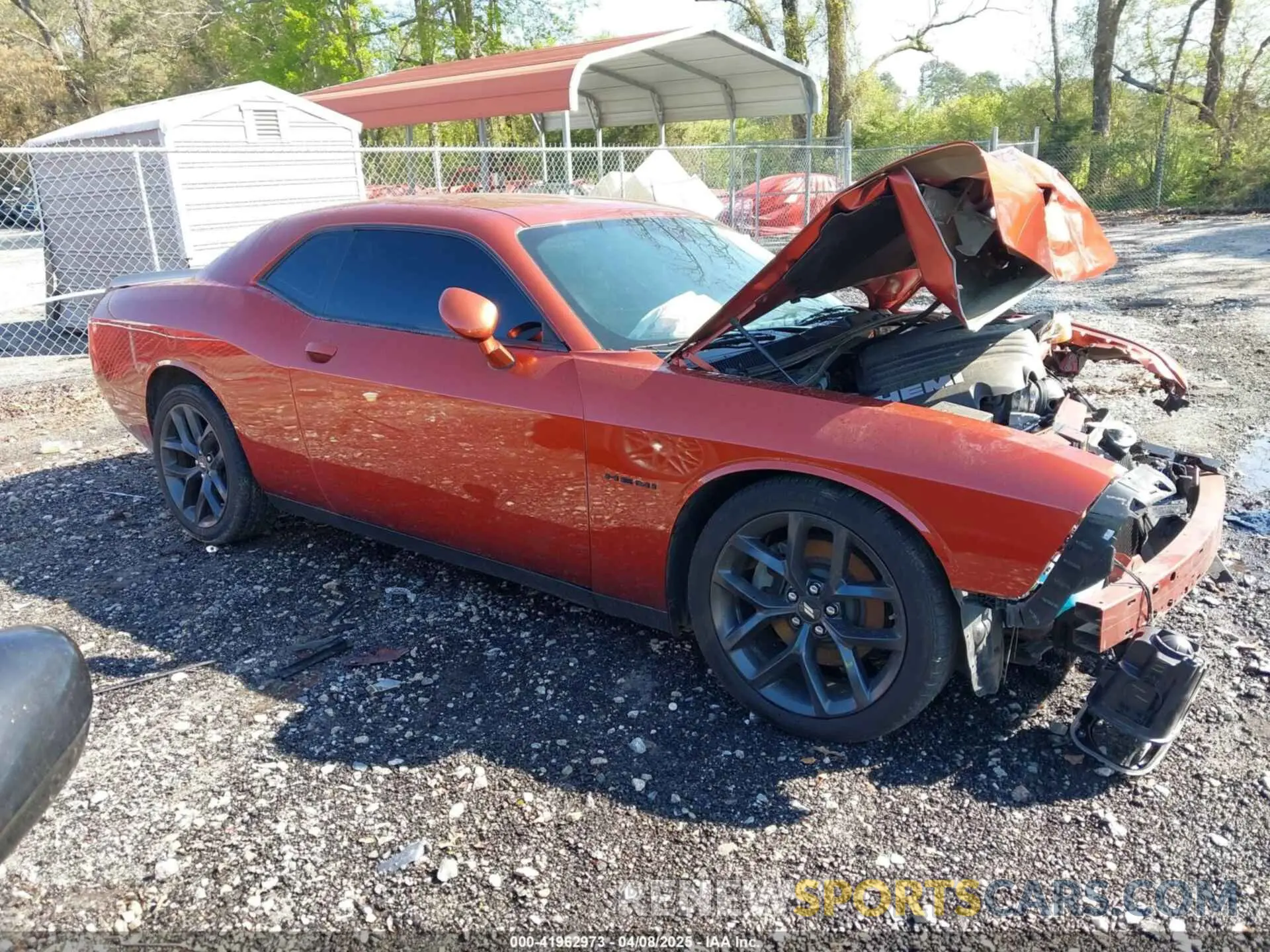 1 Photograph of a damaged car 2C3CDZBT4NH108397 DODGE CHALLENGER 2022