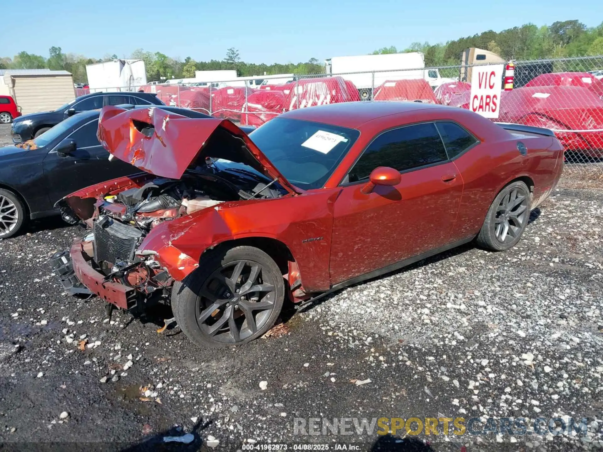 2 Photograph of a damaged car 2C3CDZBT4NH108397 DODGE CHALLENGER 2022