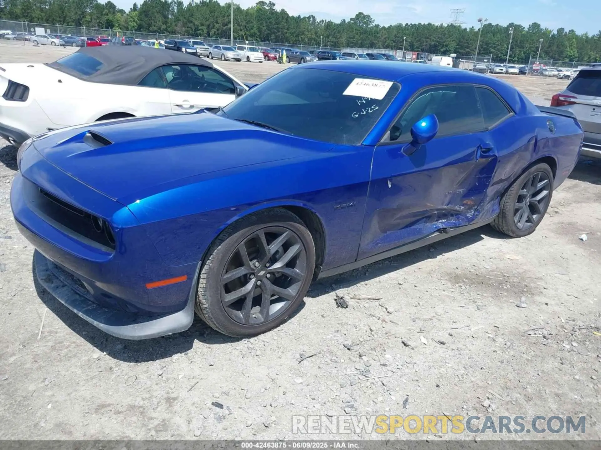 2 Photograph of a damaged car 2C3CDZBT6NH149131 DODGE CHALLENGER 2022