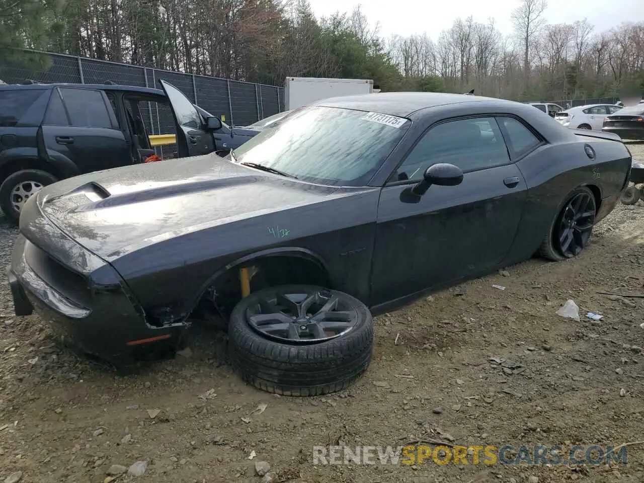 1 Photograph of a damaged car 2C3CDZBT7NH175253 DODGE CHALLENGER 2022