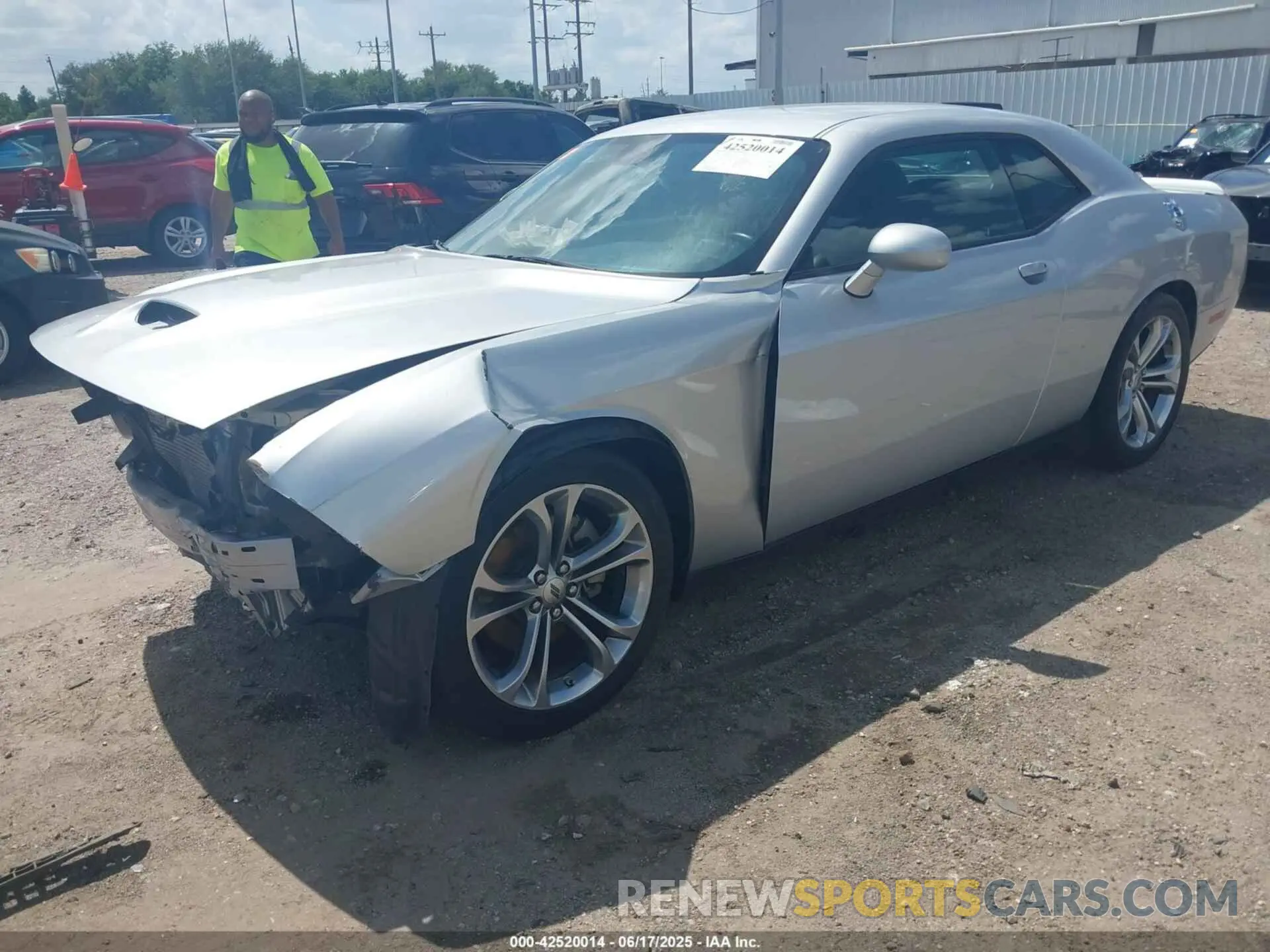 2 Photograph of a damaged car 2C3CDZBT8NH105339 DODGE CHALLENGER 2022
