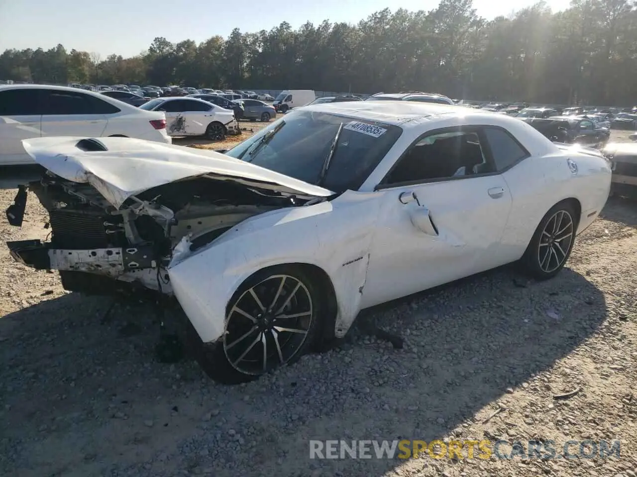 1 Photograph of a damaged car 2C3CDZBT8NH230776 DODGE CHALLENGER 2022