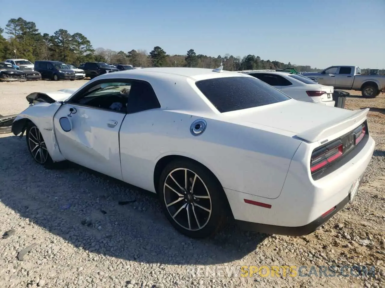 2 Photograph of a damaged car 2C3CDZBT8NH230776 DODGE CHALLENGER 2022