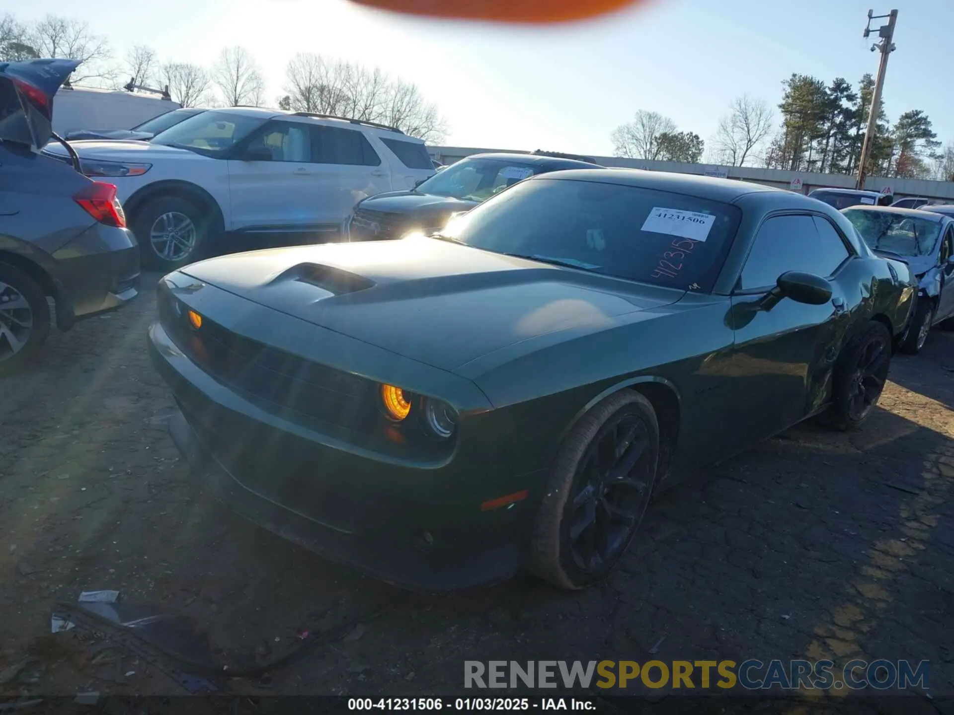 2 Photograph of a damaged car 2C3CDZBT8NH242667 DODGE CHALLENGER 2022