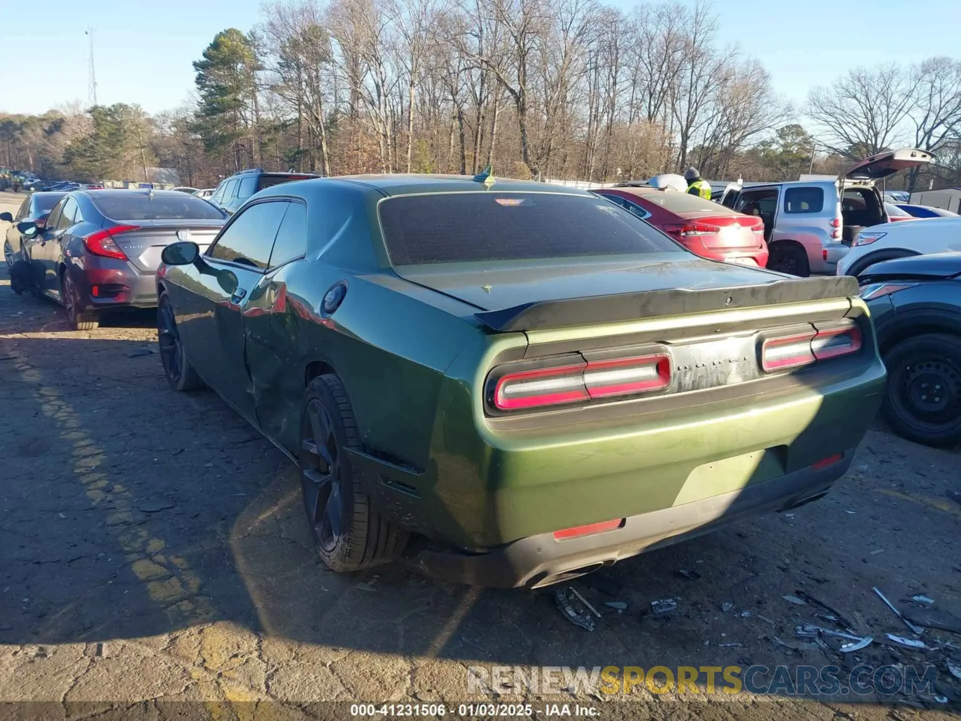 3 Photograph of a damaged car 2C3CDZBT8NH242667 DODGE CHALLENGER 2022