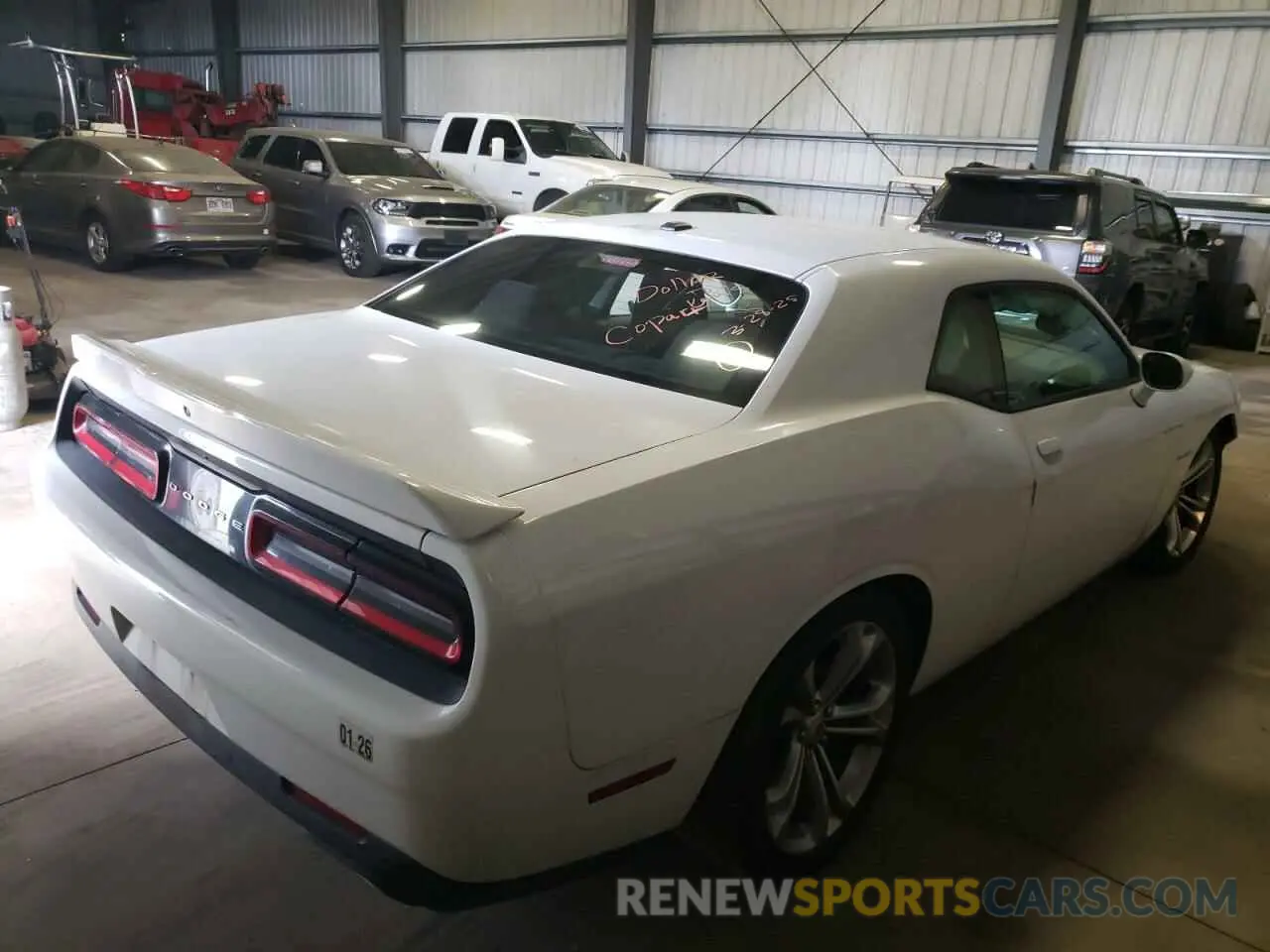 3 Photograph of a damaged car 2C3CDZBT9NH105169 DODGE CHALLENGER 2022