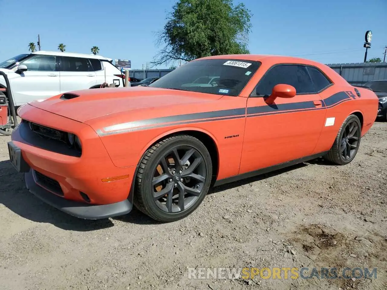 1 Photograph of a damaged car 2C3CDZBT9NH185508 DODGE CHALLENGER 2022