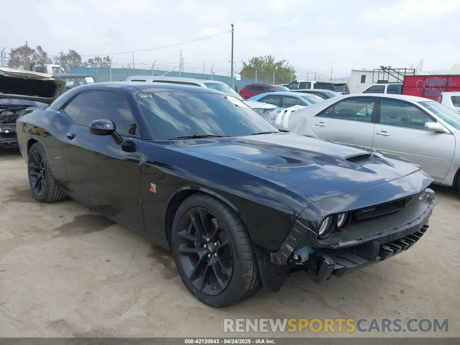 1 Photograph of a damaged car 2C3CDZFJ2NH222004 DODGE CHALLENGER 2022