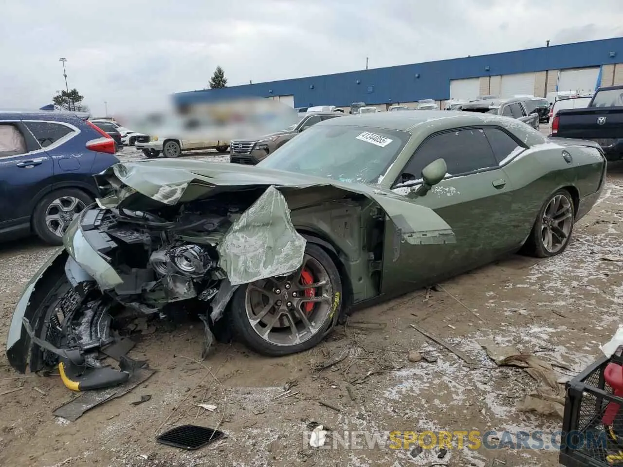 1 Photograph of a damaged car 2C3CDZFJ6NH164611 DODGE CHALLENGER 2022