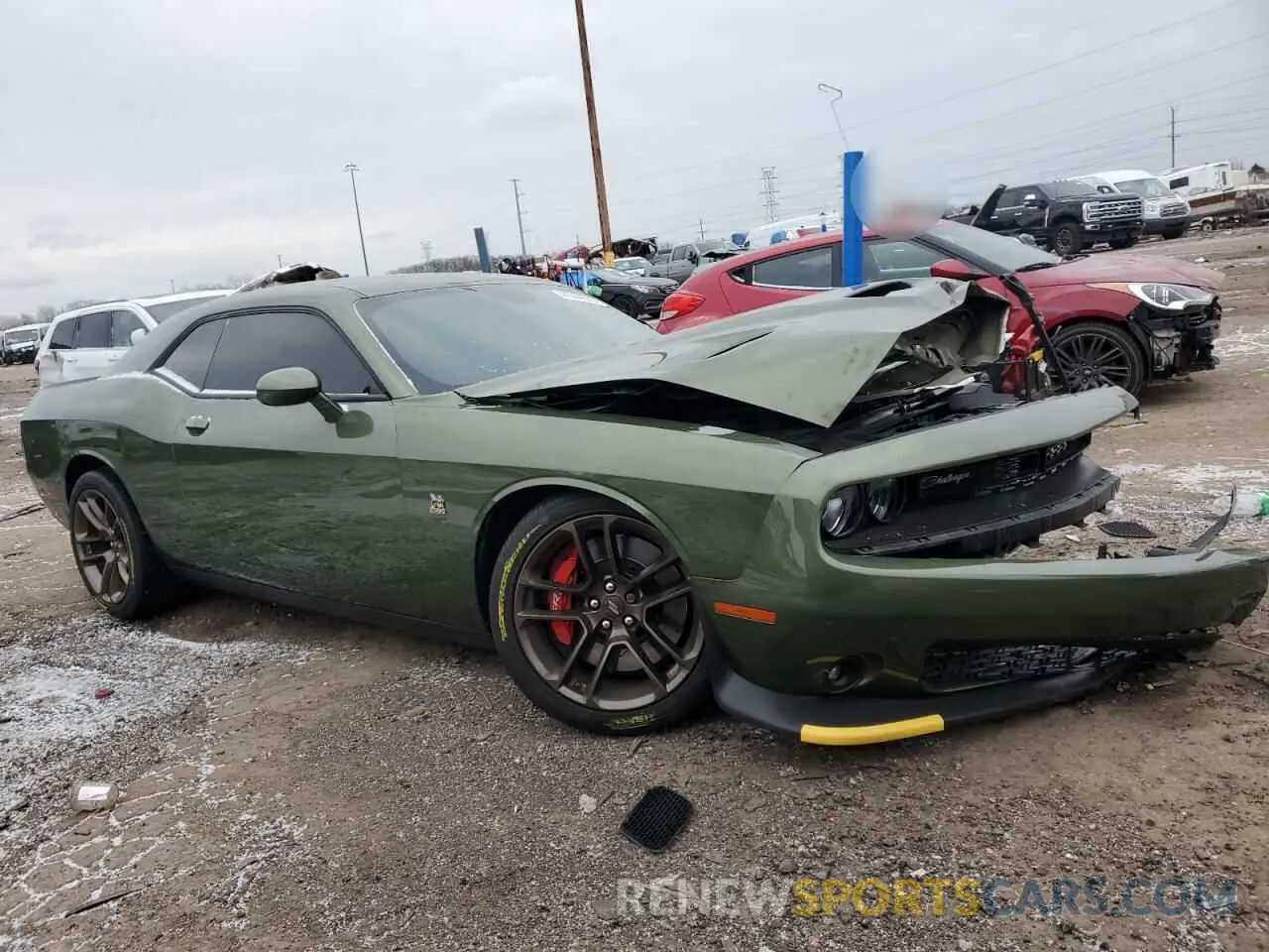 4 Photograph of a damaged car 2C3CDZFJ6NH164611 DODGE CHALLENGER 2022
