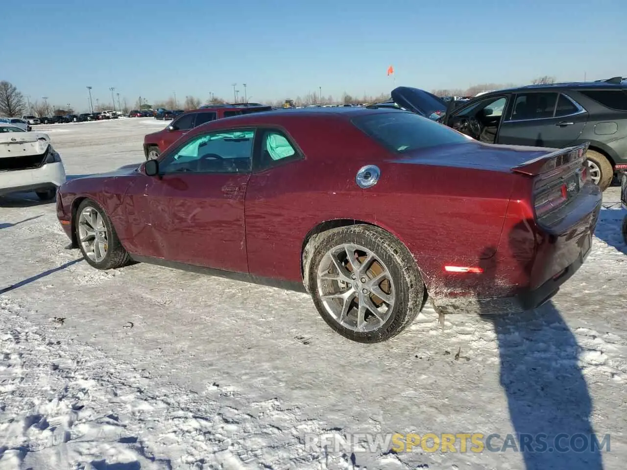 2 Photograph of a damaged car 2C3CDZJG0NH215175 DODGE CHALLENGER 2022