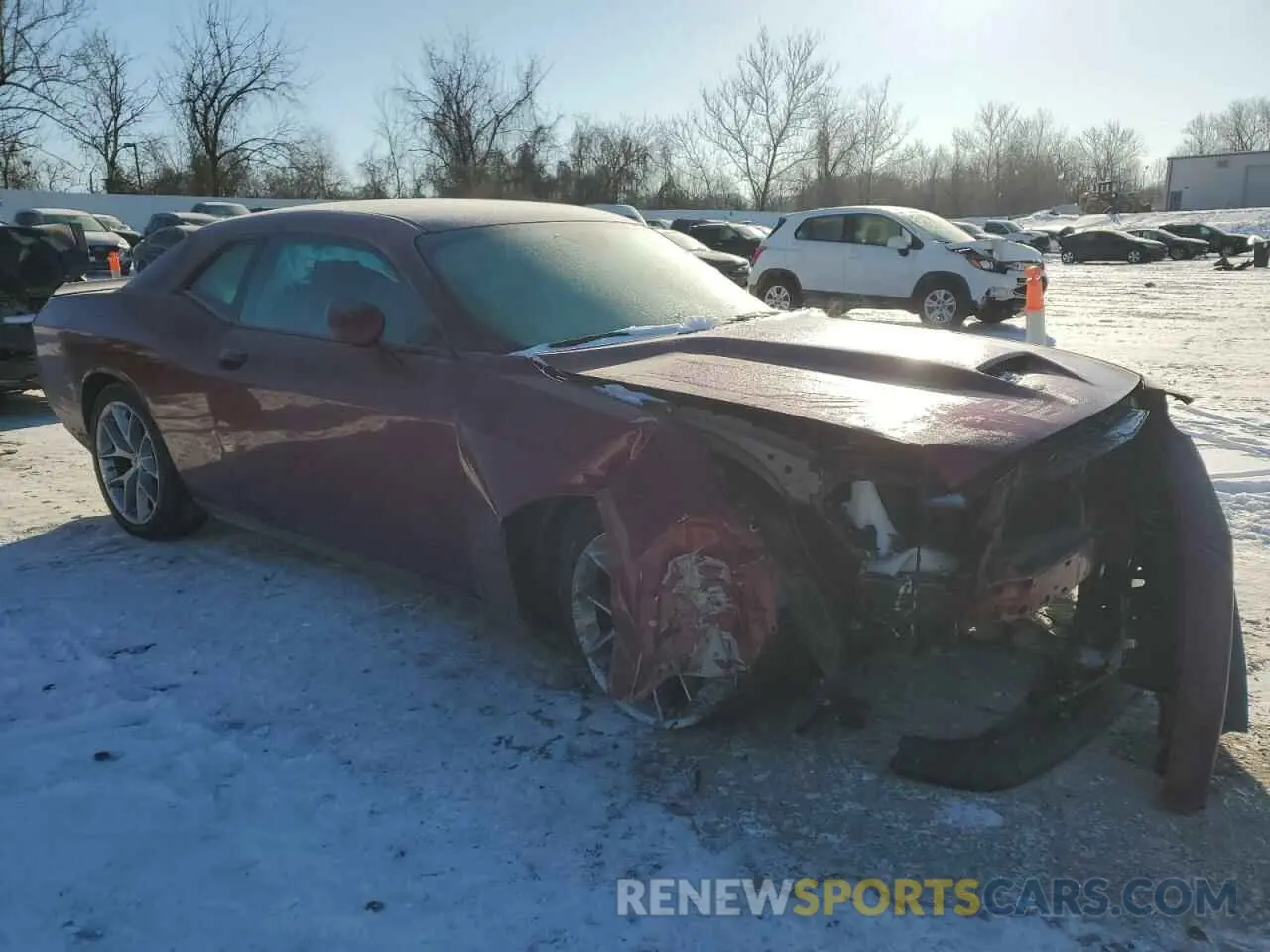 4 Photograph of a damaged car 2C3CDZJG0NH215175 DODGE CHALLENGER 2022