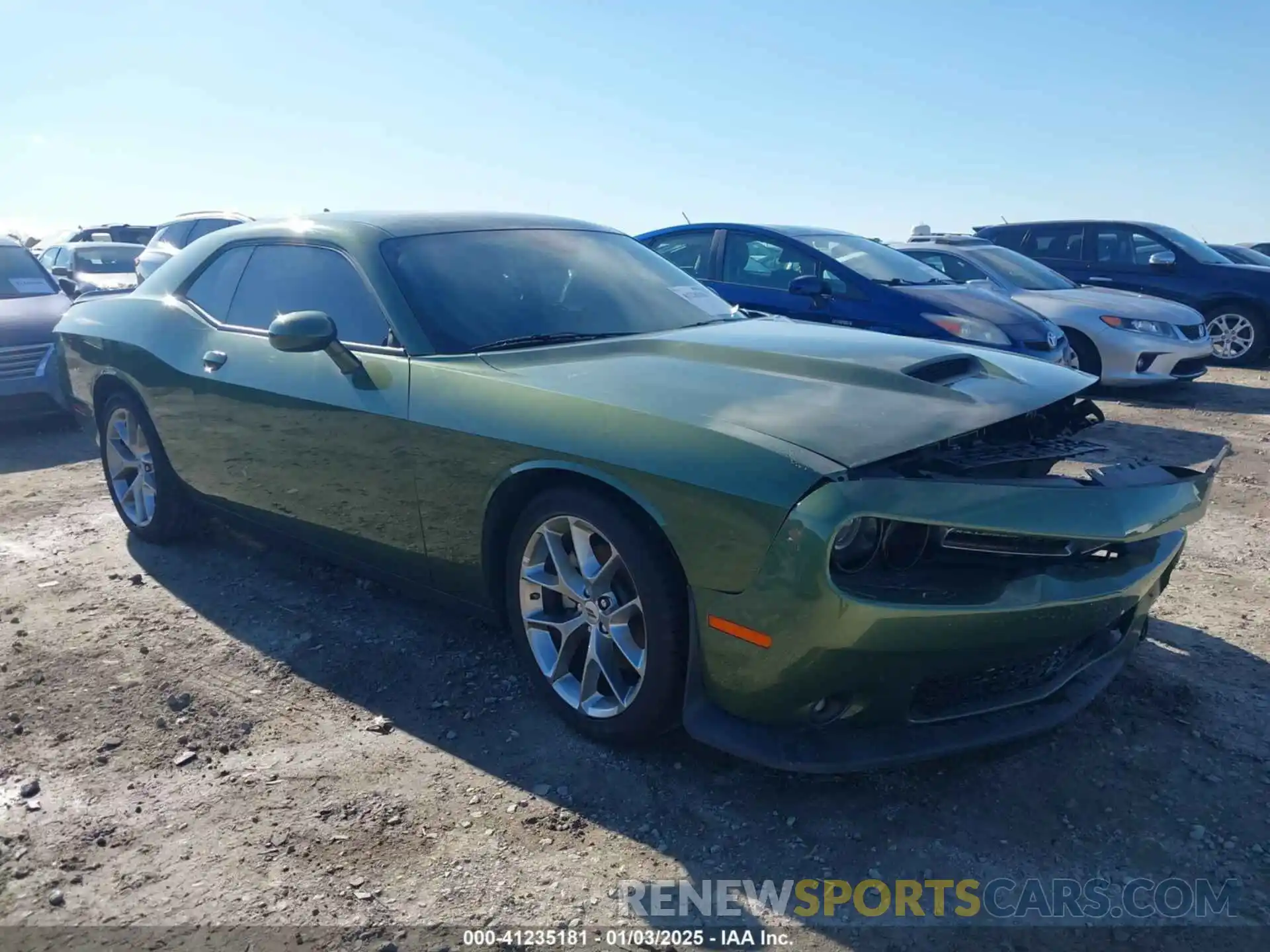 1 Photograph of a damaged car 2C3CDZJG2NH249490 DODGE CHALLENGER 2022