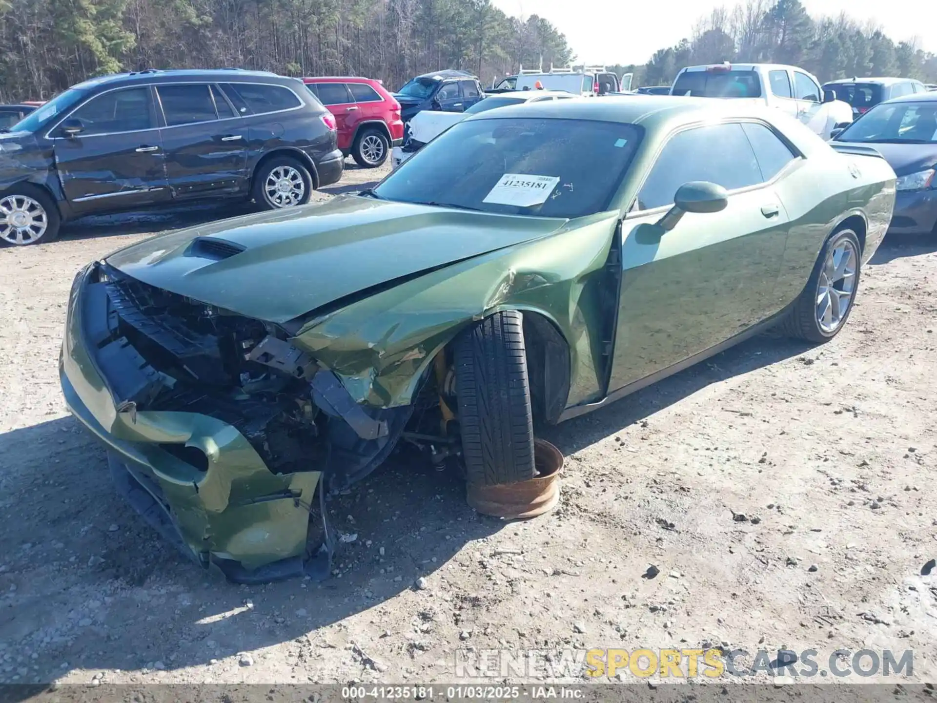 2 Photograph of a damaged car 2C3CDZJG2NH249490 DODGE CHALLENGER 2022