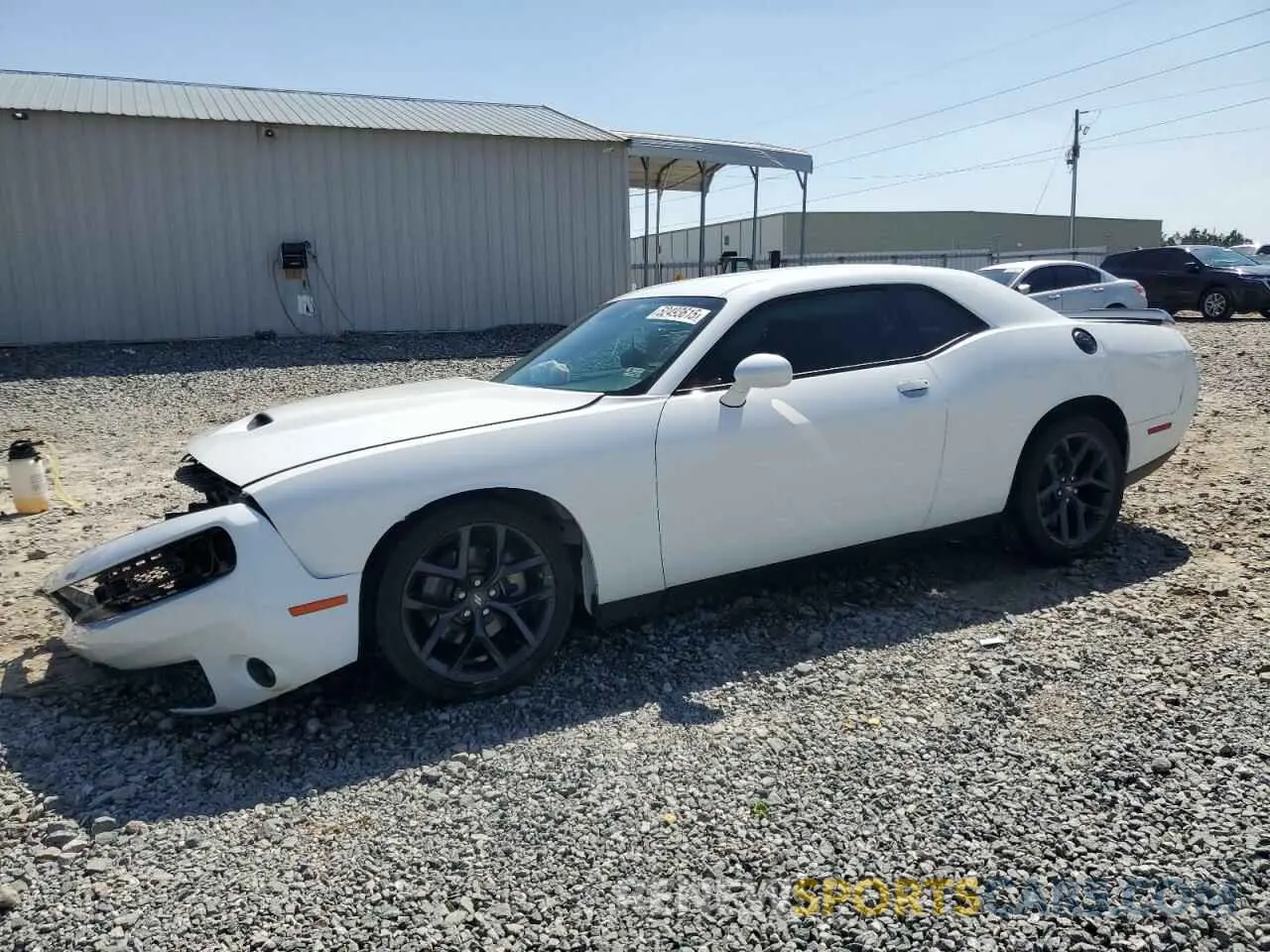 1 Photograph of a damaged car 2C3CDZJG3NH187792 DODGE CHALLENGER 2022
