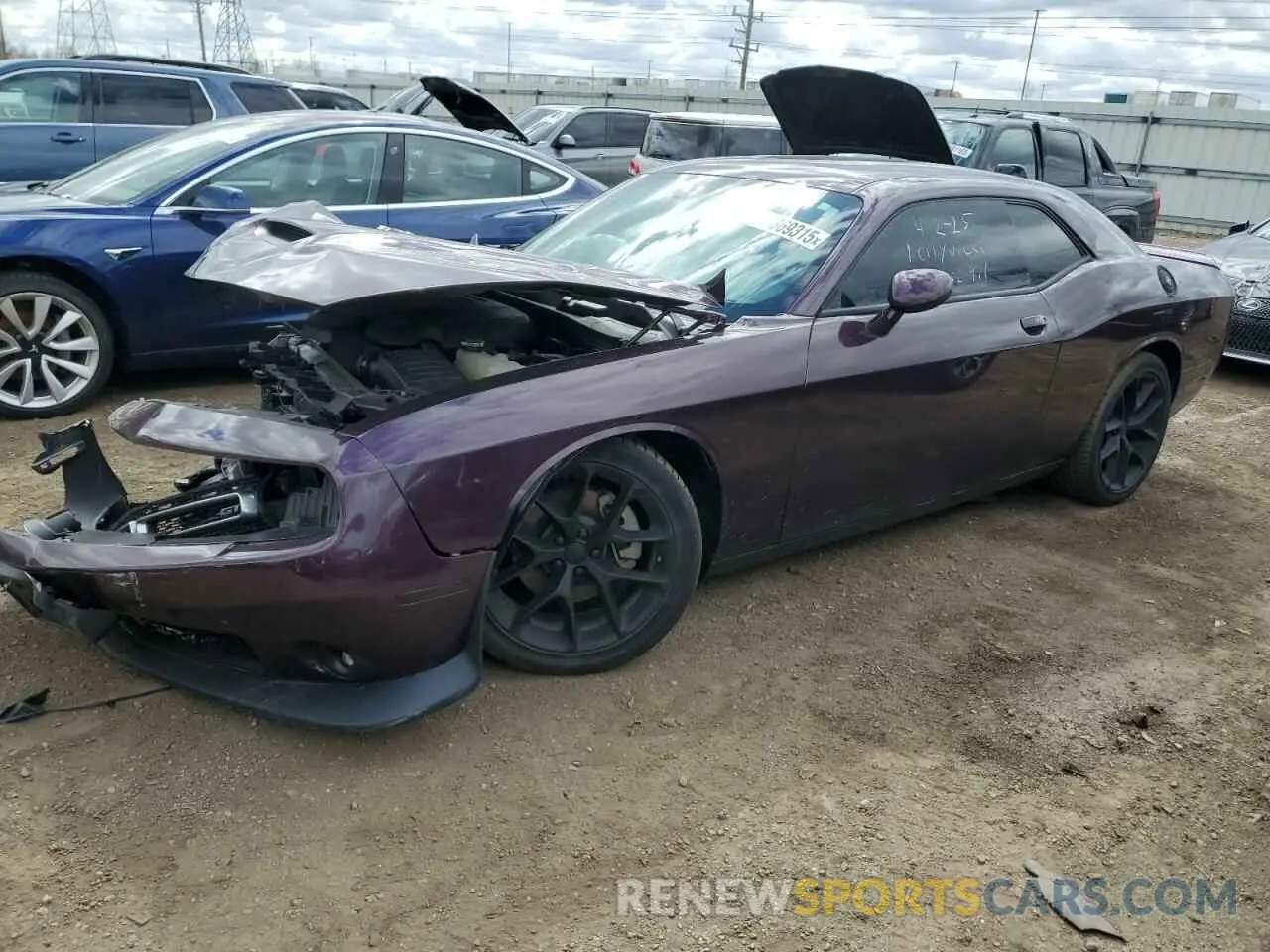 1 Photograph of a damaged car 2C3CDZJG3NH237946 DODGE CHALLENGER 2022
