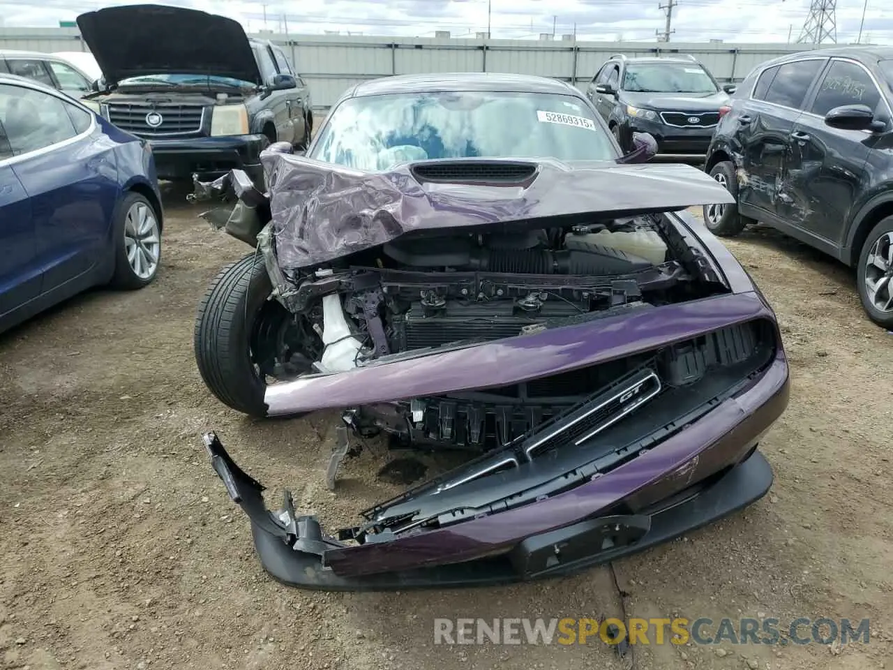 5 Photograph of a damaged car 2C3CDZJG3NH237946 DODGE CHALLENGER 2022